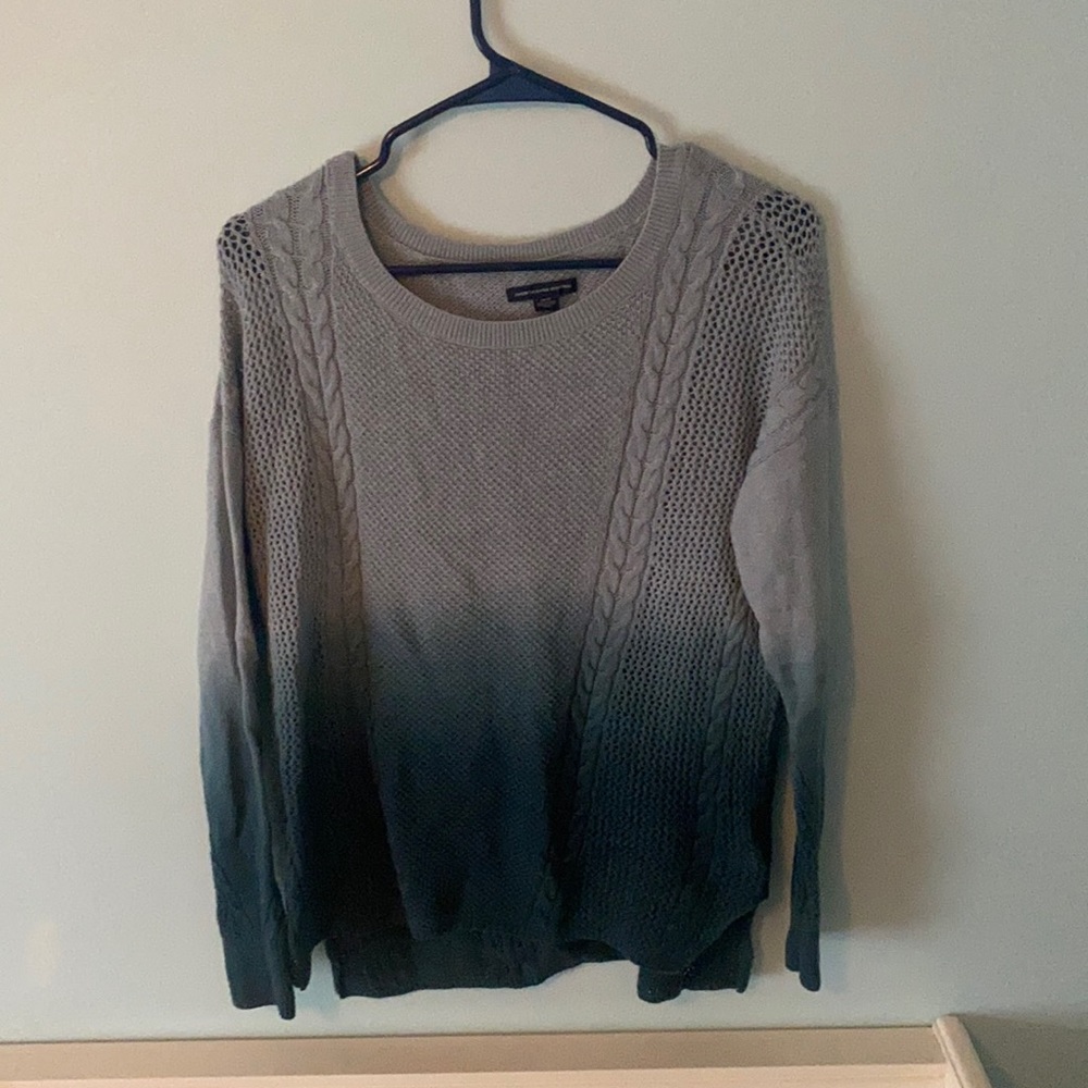Ombré blue/teal sweater